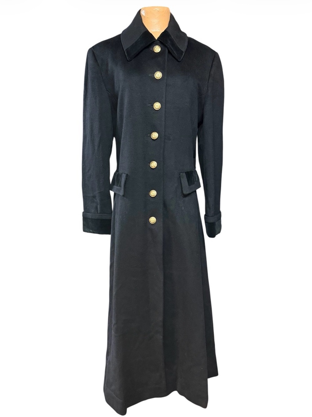 Perry Ellis, Extremely Rare Vintage Wool Long  Coat